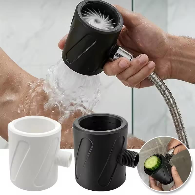 Shower Head Rain - 男性用シャワーノズル 強力洗浄マッサージスプレー 多機能2in1 犬猫足洗いツール 高圧シャワーヘッド