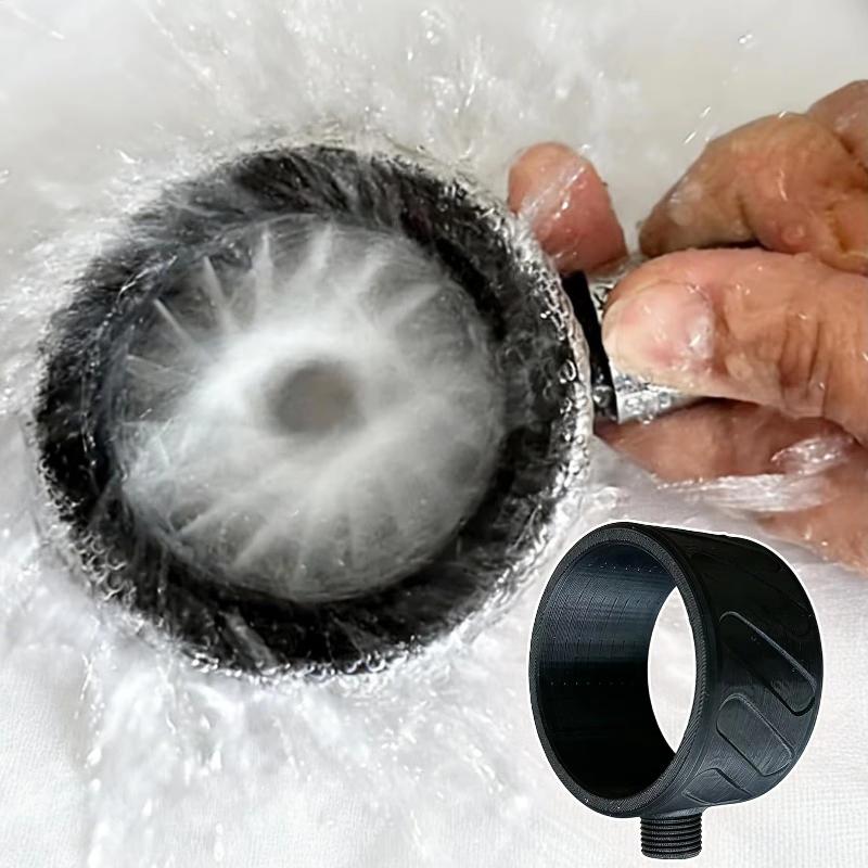 Home Bathroom - 1 個男性用シャワーノズルスパイラルデザイン高圧シャワーヘッド家庭用浴室使用強力な水流