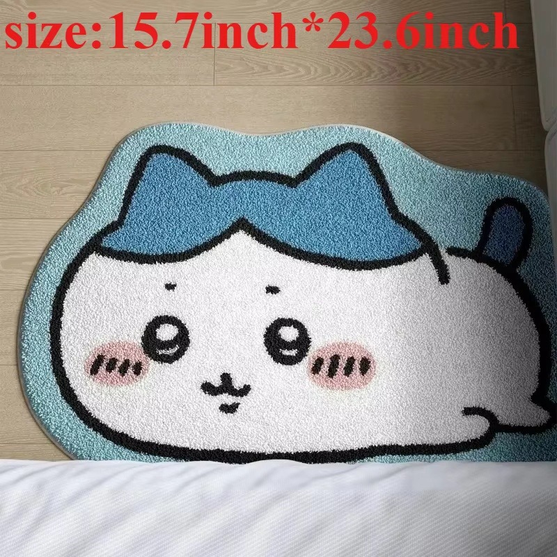 ホットチイカワ漫画ラグアニメハチワレうさぎぬいぐるみフロアマ - Home Bathroom Supplies のレビューと価格