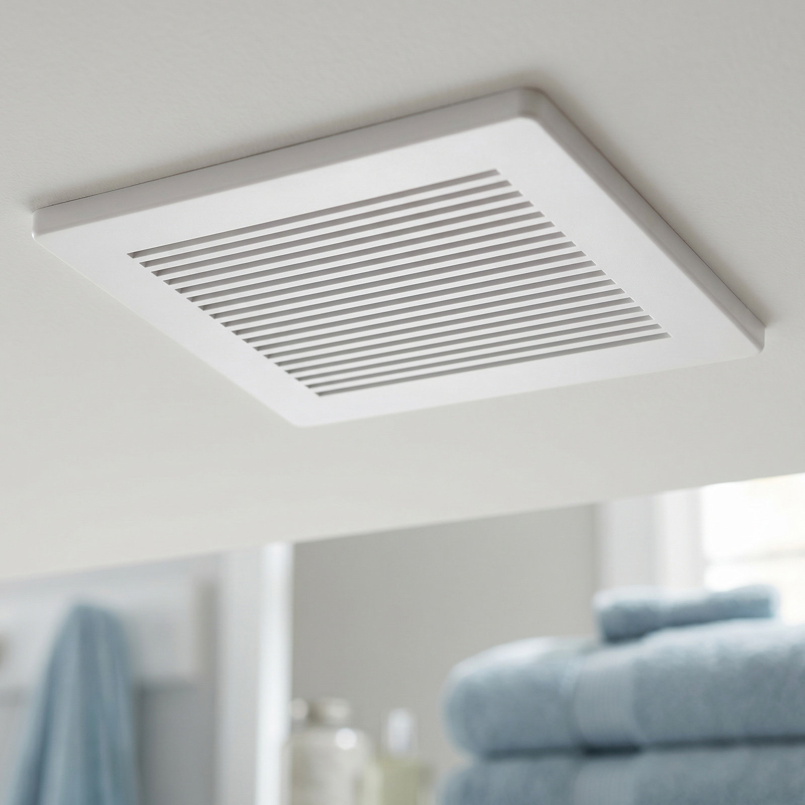 浴室排気ファンカバー 9x9 スプリング式天井換気グリル 交 - Home Bathroom Vent Fans のレビューと価格