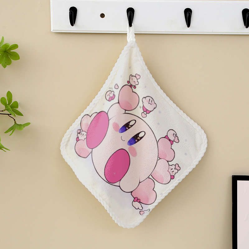 カービィのハンドタオル キッチン バスルーム 日用品 かわい - Home Bathroom Supplies のレビューと価格