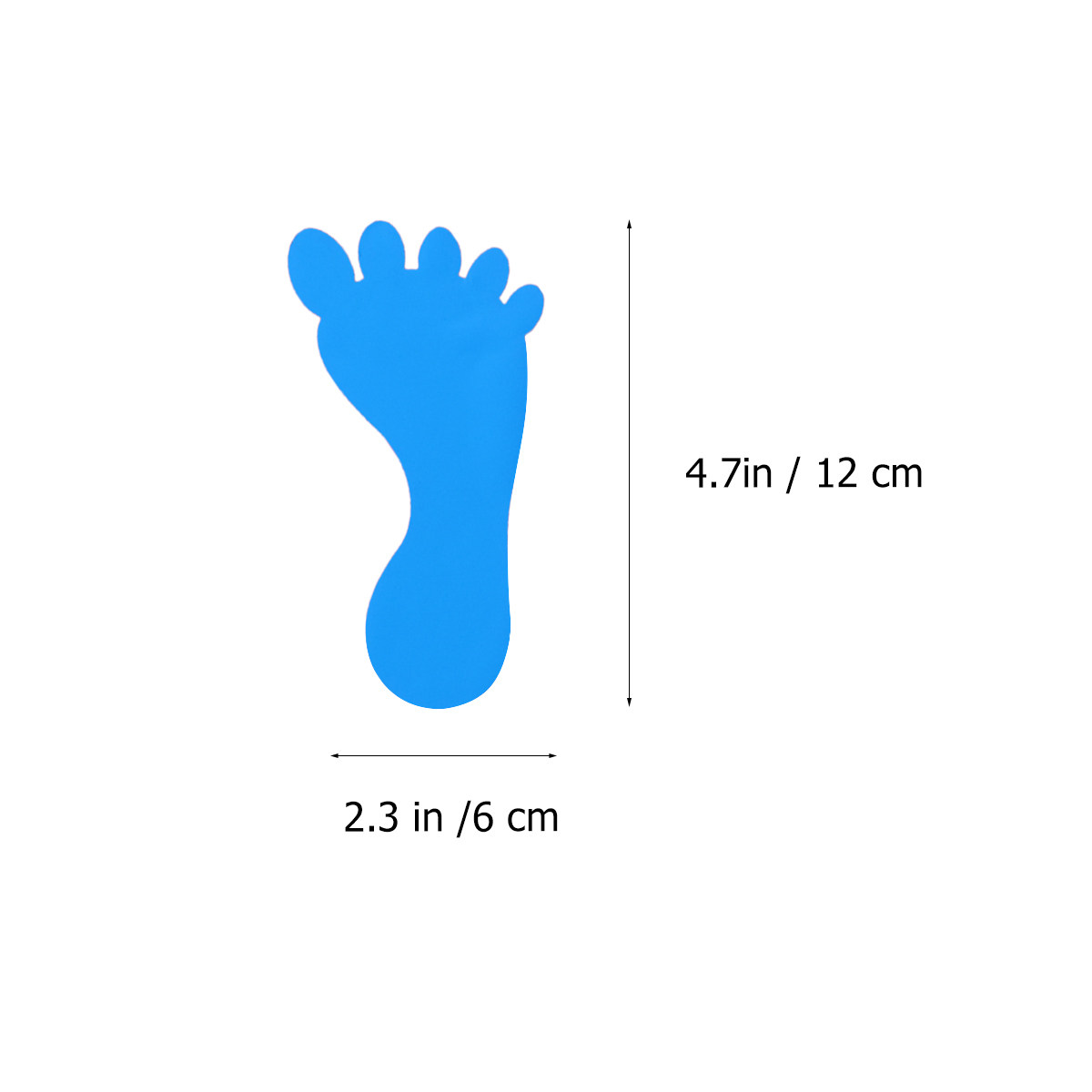 20 ペアフットプリントフロアステッカー PVC 素材バスル - Home Bathroom Floor Tiles のレビューと価格