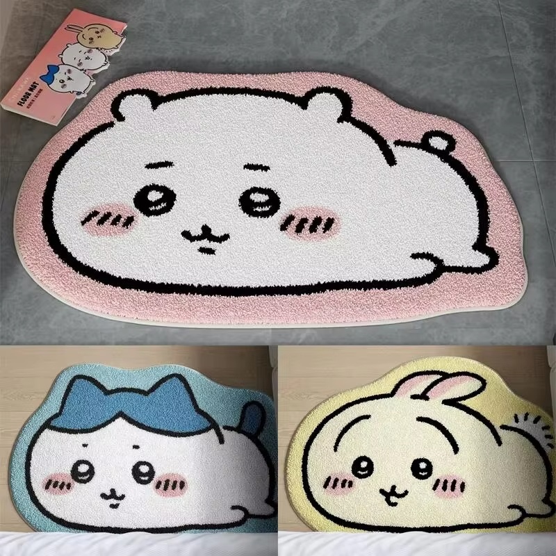 ホットカートゥーンラグアニメハチワレうさぎぬいぐるみフロアマ - Home Bathroom Supplies のレビューと価格
