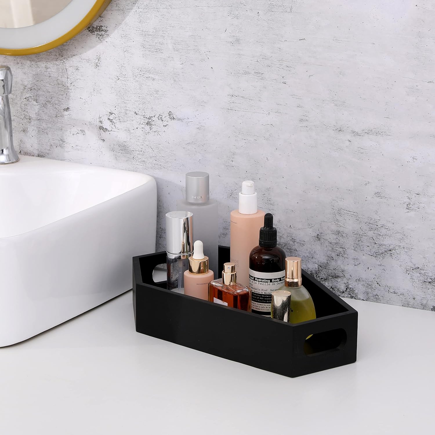 ゴシック風棺型木製メイクアップオーガナイザー、化粧台用、不気 - Home Living Bathroom Vanity のレビューと価格