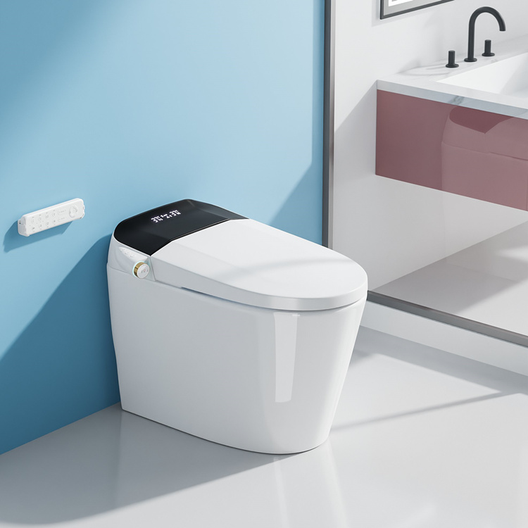 家庭装飾浴室スマート電子自動洗浄センサー付き水洗トイレ - Home Bathroom のレビューと価格