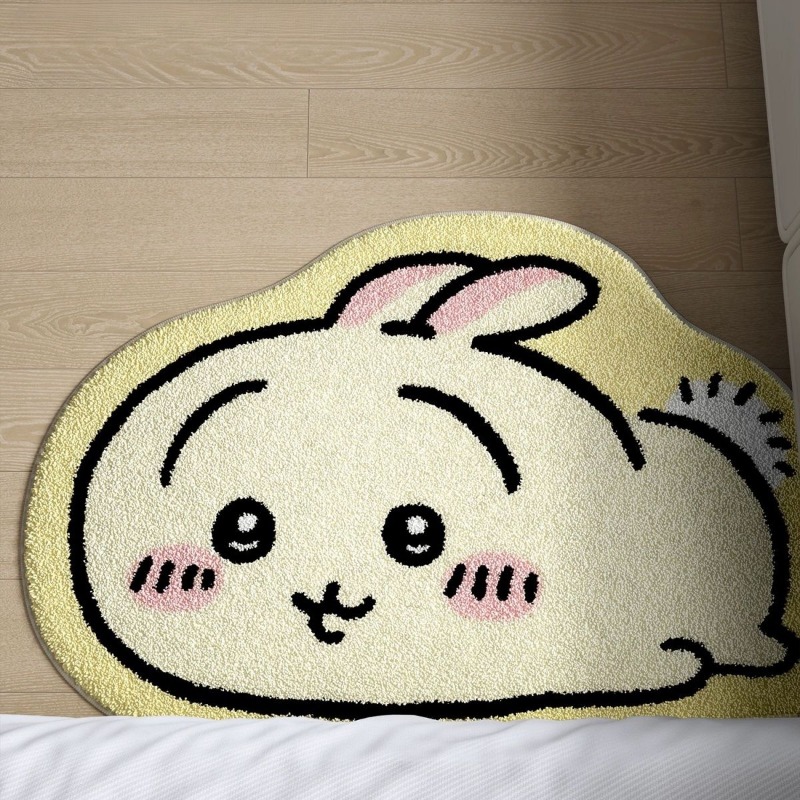 ちいかわ漫画ラグアニメハチワレうさぎぬいぐるみフロアマット浴 - Home Bathroom Supplies のレビューと価格
