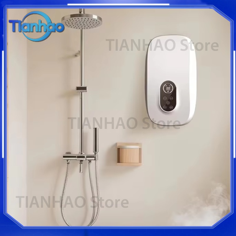 機械式インスタント電気タンクレス給湯器、家庭用浴室シャワー用 - Home Bathroom Geyser のレビューと価格