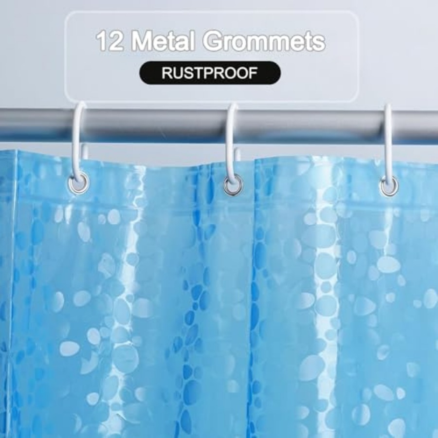 シャワーカーテンライナー、100%防水EVAシャワーカーテン - Shower Curtain Liner のレビューと価格