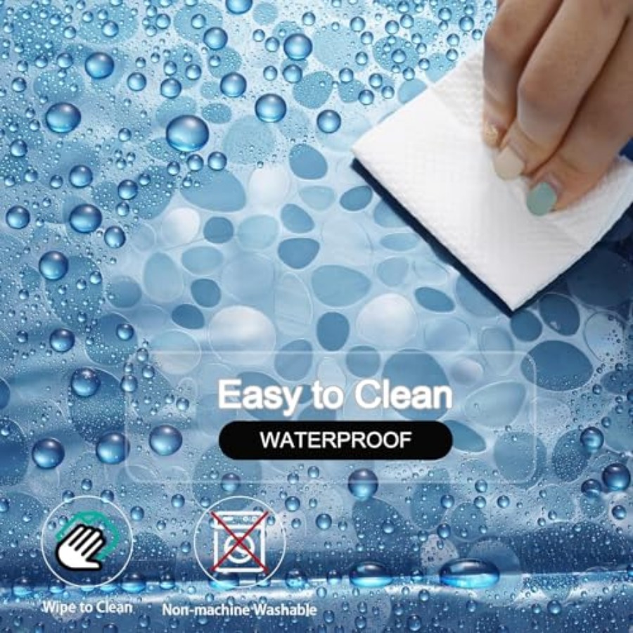 シャワーカーテンライナー、100%防水EVAシャワーカーテン - Shower Curtain Liner のレビューと価格