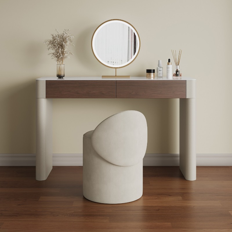 イタリア製ナチュラルチェア付き化粧台、豪華ゴシック調リビング - Home Living Bathroom Vanity のレビューと価格