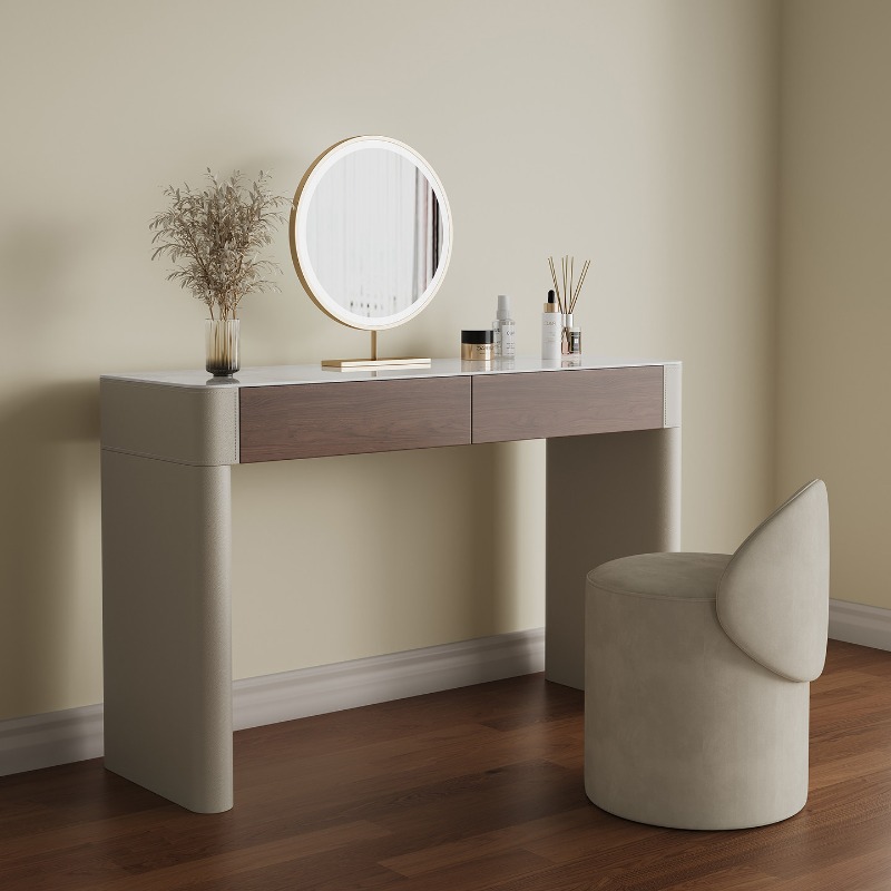 イタリア製ナチュラルチェア付き化粧台、豪華ゴシック調リビング - Home Living Bathroom Vanity のレビューと価格