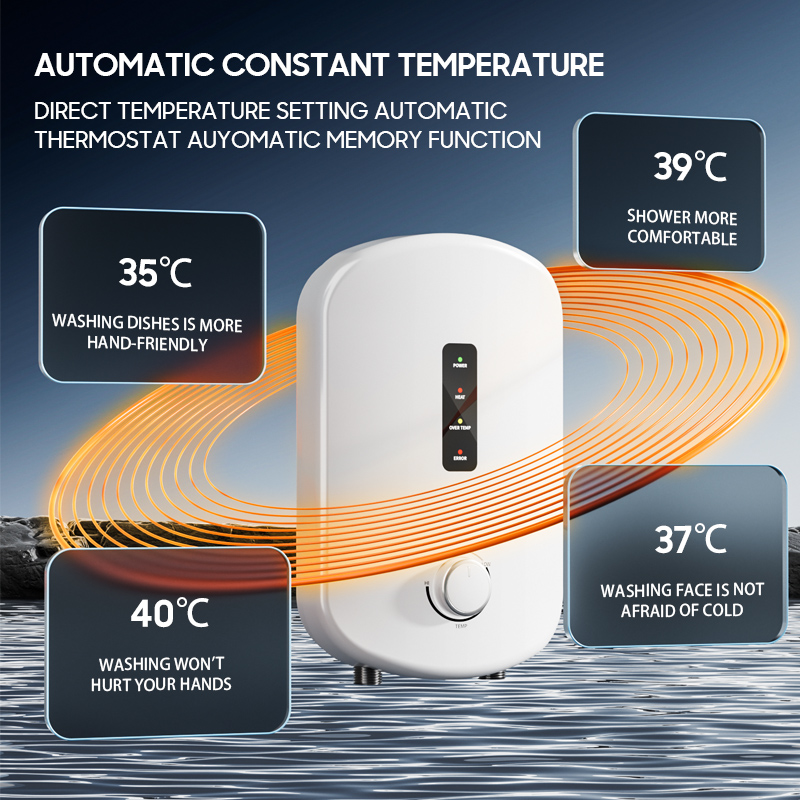 家庭用スマート低電力3.5kW 4.5kW 5.5kWミニタ - Home Bathroom Geyser のレビューと価格
