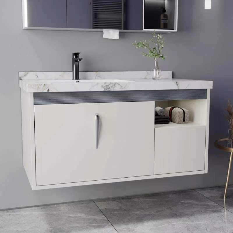 バスルームキャビネットモダンな壁掛け式人工石カウンタートップ - Home Living Bathroom Vanity のレビューと価格