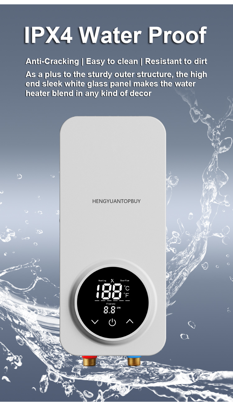 ミニインスタントタンクレス電気給湯器 キッチン業務用 家庭用 - Home Bathroom Geyser のレビューと価格