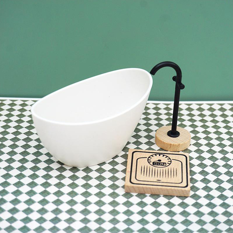 1:6/1:12 ドールハウスミニチュアバスルームセットシャ - Home Bathroom Supplies のレビューと価格