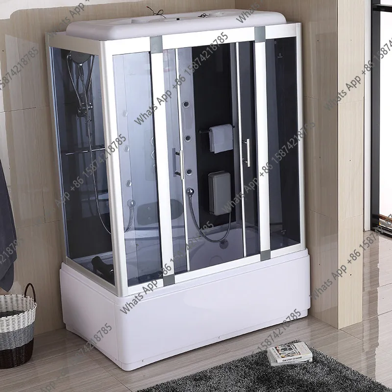ハイインテグラルシャワールーム 長方形バスタブ付き 完全密閉 - Home Bathroom のレビューと価格