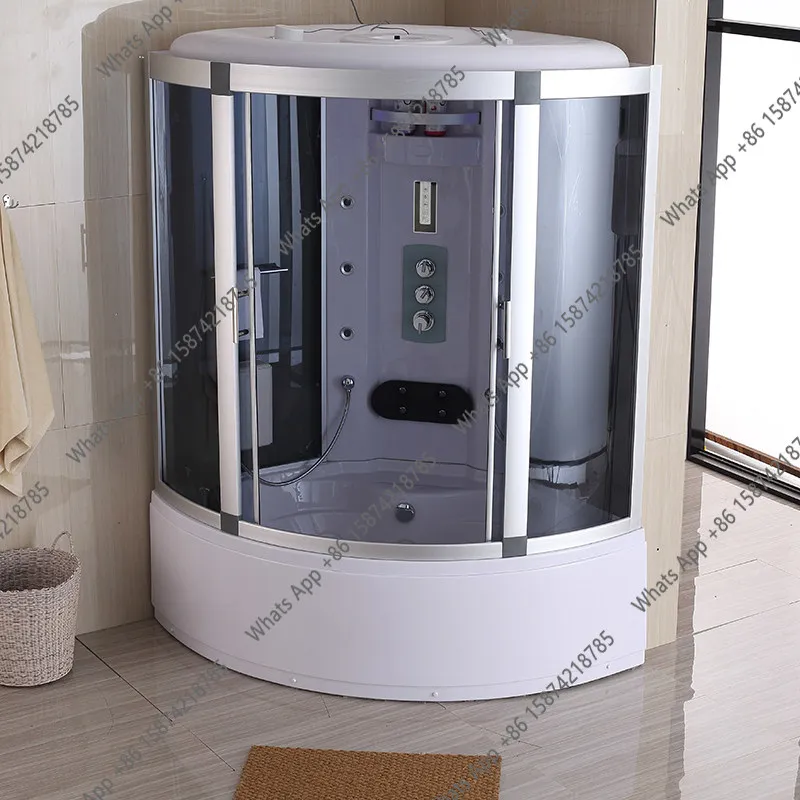 ハイインテグラルシャワールーム 長方形バスタブ付き 完全密閉 - Home Bathroom のレビューと価格