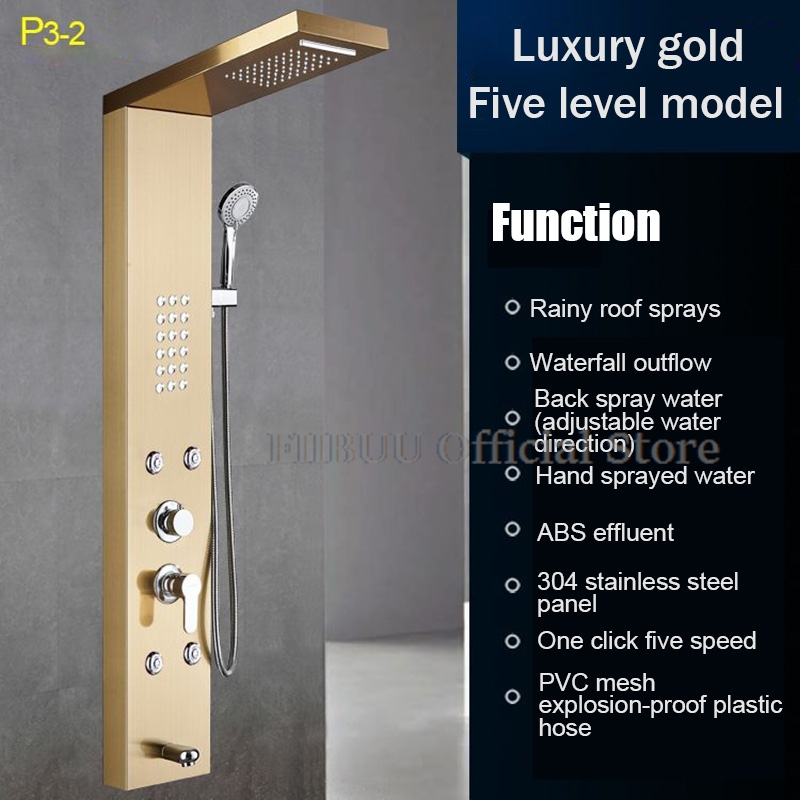 スマートシャワーシステム,バスルーム,電子シャワーヘッドセッ - Shower Head Rain のレビューと価格