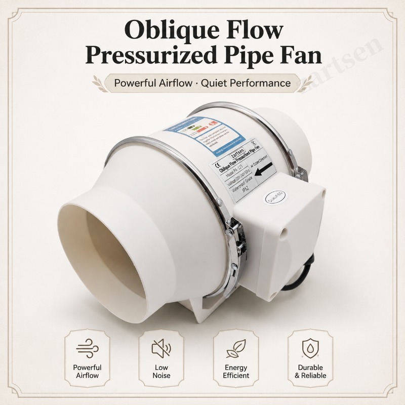 4/5/6インチ混合流インラインファン 220V リモコン付 - Home Bathroom Vent Fans のレビューと価格