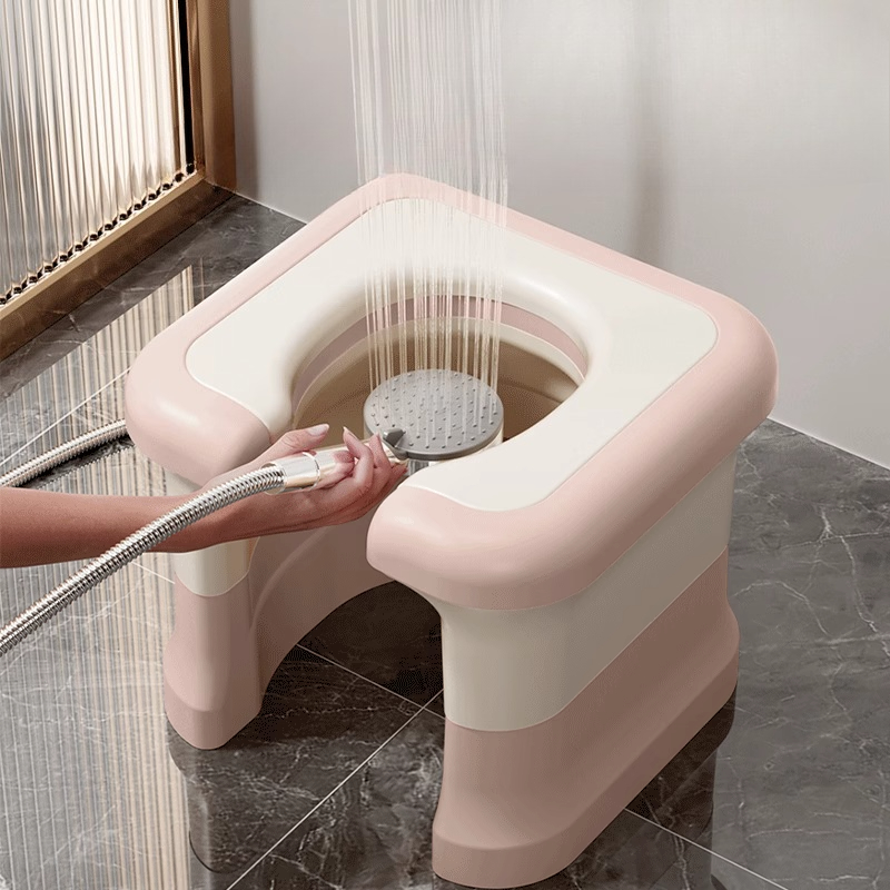 家庭用ポータブル便器椅子、高さ調節可能なトイレ補助椅子、折り - Home Bathroom With Two Toilets のレビューと価格