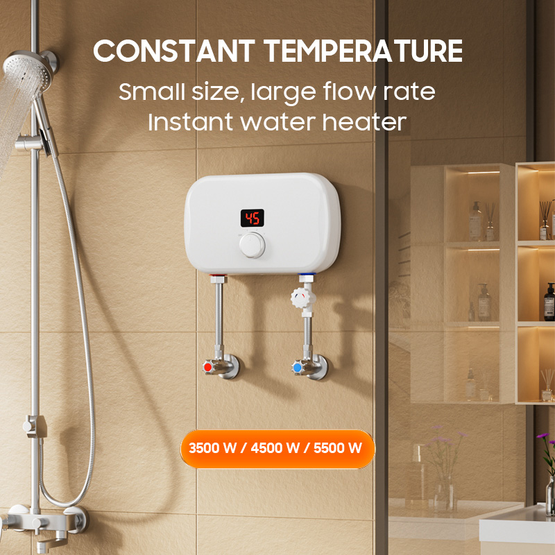 家庭用ミニ5000W 5500kWタンクレス瞬間湯沸かし器  - Home Bathroom Geyser のレビューと価格