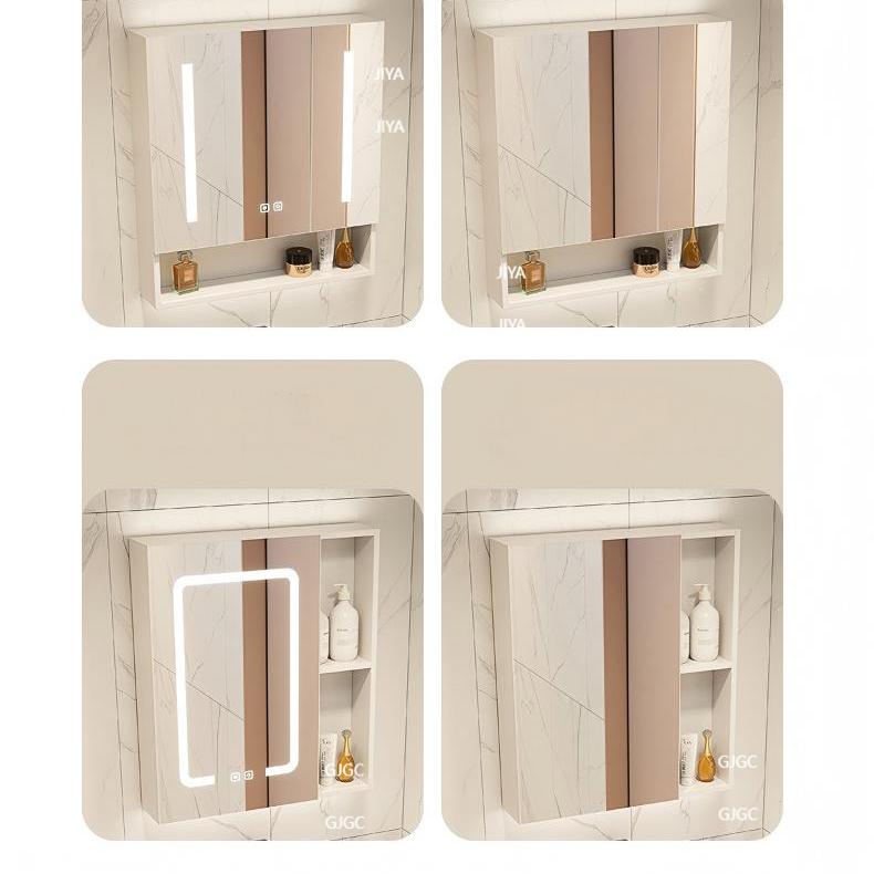バスルームキャビネット   セラミック製洗面台とスマートミラ - Home Living Bathroom Vanity のレビューと価格